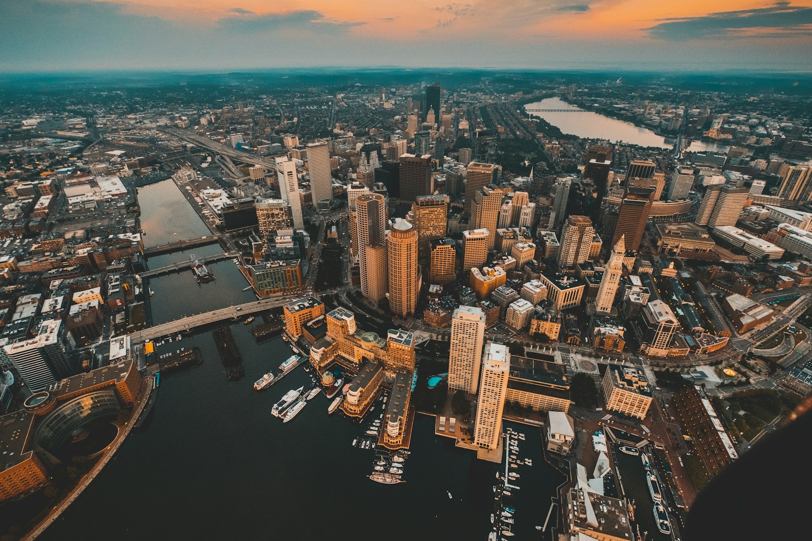 Boston Massachusetts skyline representing statewide service-business coverage